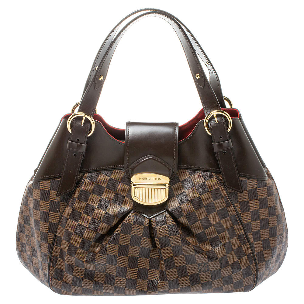 Pre Owned حقيبة لوي فيتون سيستينا كانفاس دامييه إيبين GM