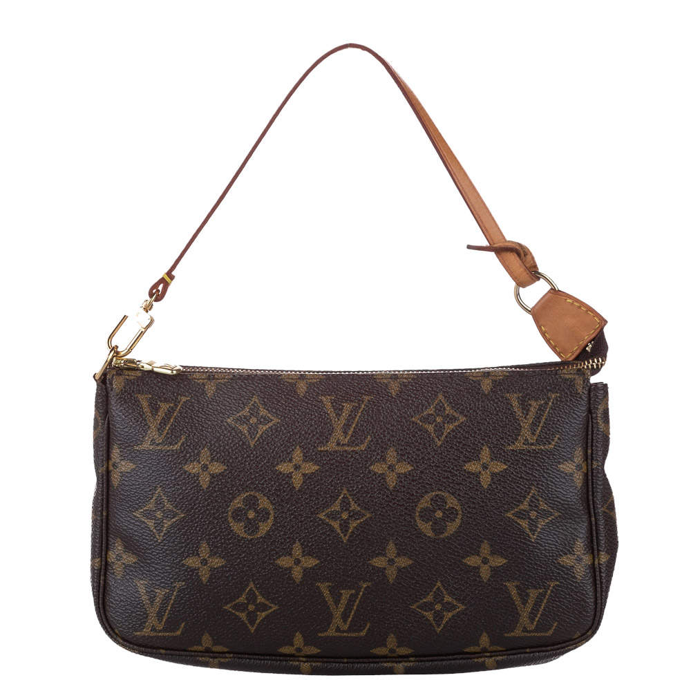 Louis Vuitton Brown Monogram Canvas Pochette Accessoires Bag