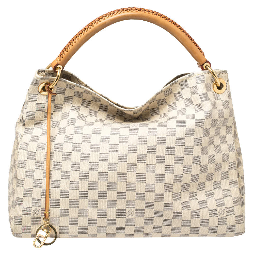 Pre Owned Louis Vuitton Damier Azur Canvas Artsy MM Bag