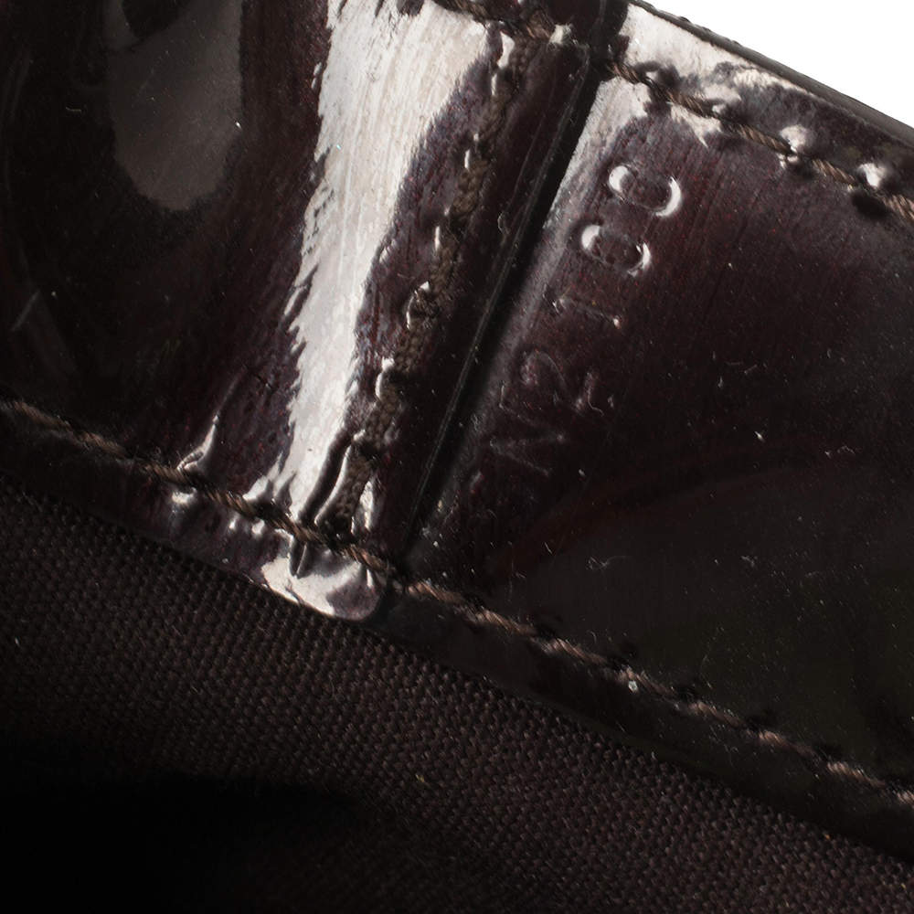 Pre-Owned Louis Vuitton Bag Wilshire PM Amaranto Dark Purple Handbag Tote  Women's Monogram Verni M93641 LOUISVUITTON (Good) 