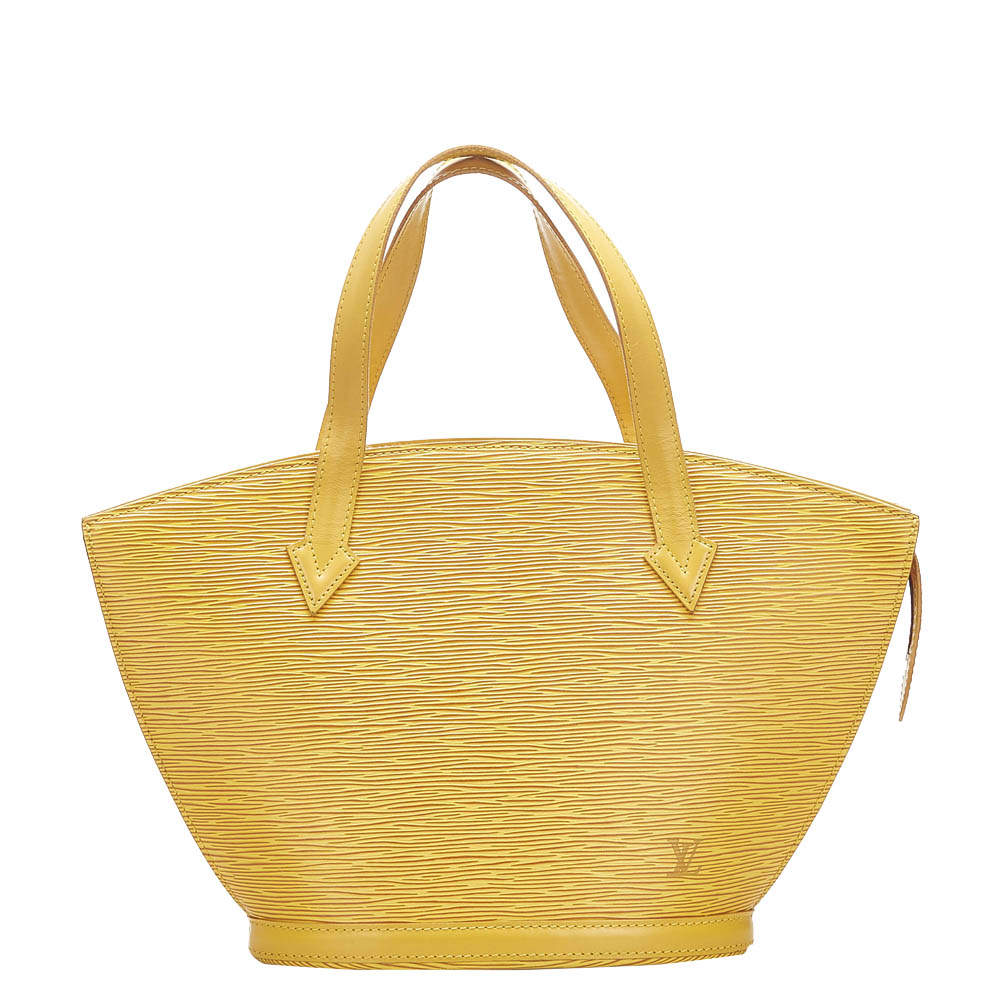 مملوكة مسبقًا Louis Vuitton Yellow Epi Leather Saint Jacques PM Short Strap Bag
