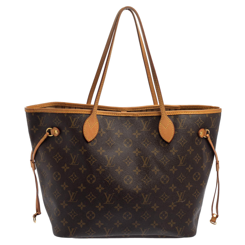 Pre Owned Louis Vuitton Monogram Canvas Neverfull MM Bag