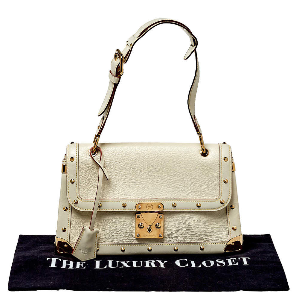 LOUIS VUITTON Suhali L Aimable White 356104