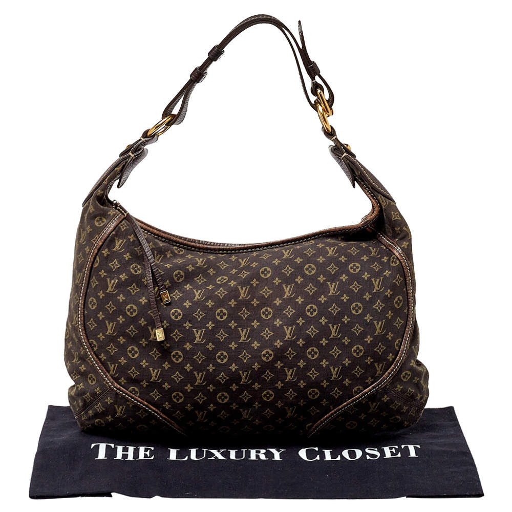 Louis Vuitton Handtasche Manon MM Mini Lin Fusain