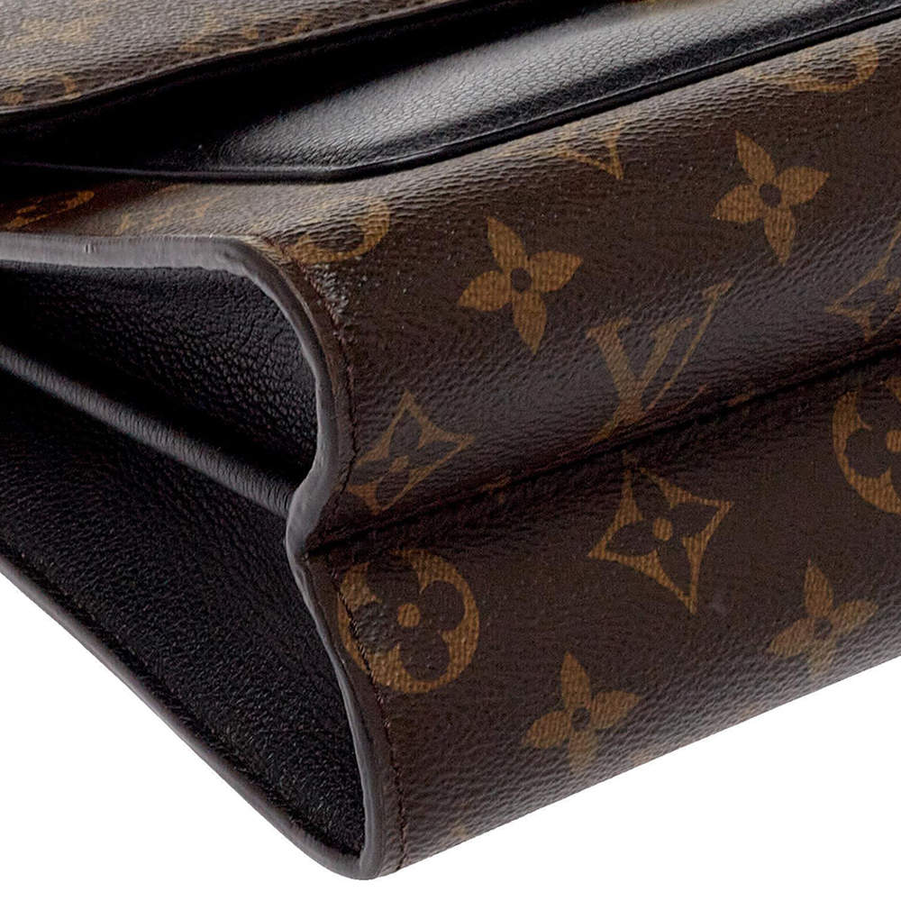 Louis Vuitton - Authenticated Victoire Handbag - Cloth Black Plain For Woman, Never Worn
