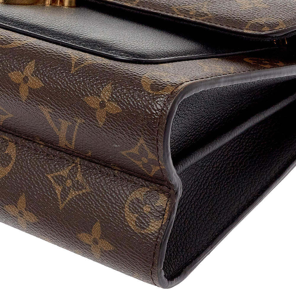 Victoire leather handbag Louis Vuitton Black in Leather - 36664859