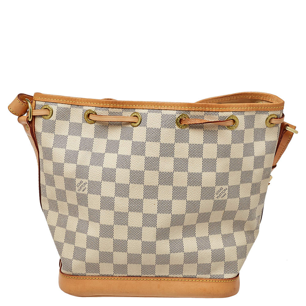 Louis Vuitton LV Women NéoNoé BB Bucket Bag Damier Azur Coated Canvas -  LULUX