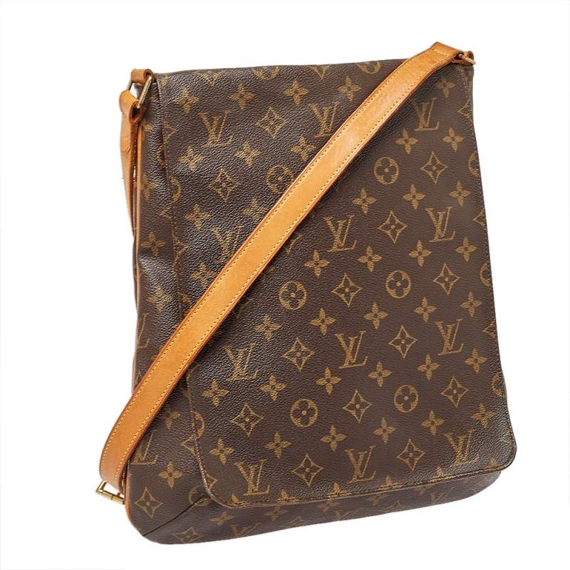 Louis Vuitton 2002 Monogram Musette Salsa GM Long Strap - Brown