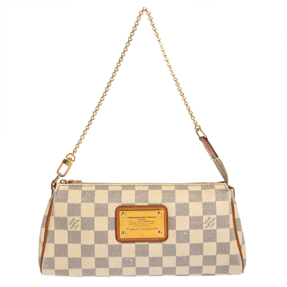 Louis Vuitton Damier Azur Canvas Eva Pochette Louis Vuitton | The Luxury  Closet