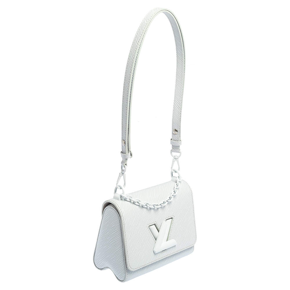 Authentic Louis Vuitton Epi Leather Twist PM Purse Handbag Article: M50323  Argent Made in France : : Clothing, Shoes & Accessories