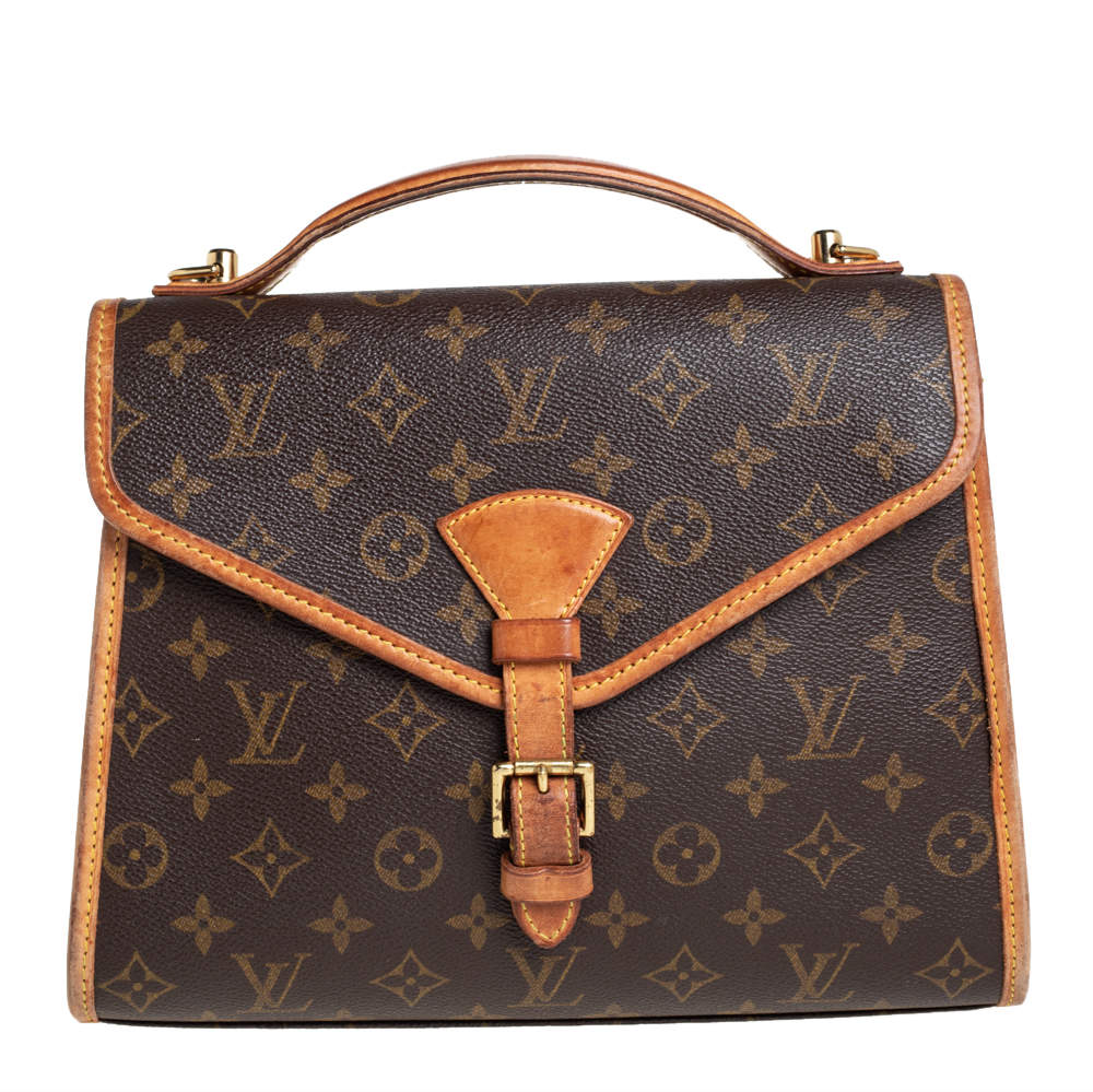 Bel air cloth bag Louis Vuitton Brown in Cloth - 18963682