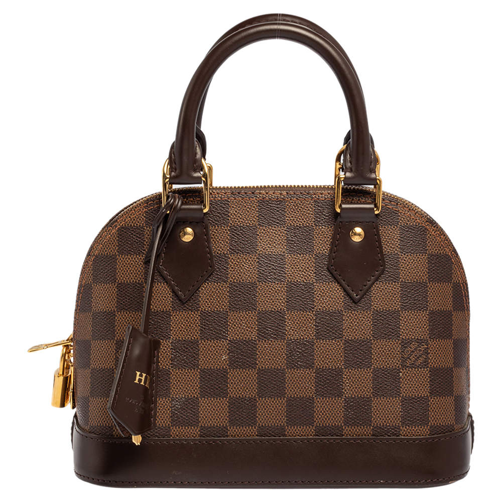 مملوكة مسبقًا Louis Vuitton Damier Ebene Canvas Alma BB Bag
