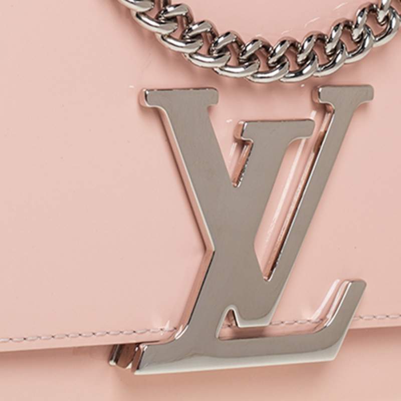 Louis Vuitton Rose Ballerine Patent Leather Chain Louise MM Bag Louis  Vuitton | The Luxury Closet