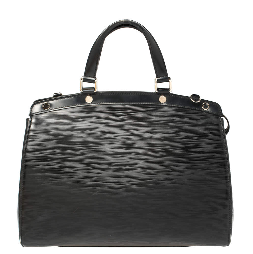 Pre Owned Louis Vuitton Black Epi Leather Brea GM Bag