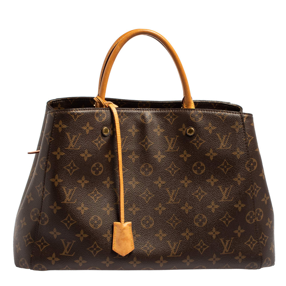 Pre Owned Louis Vuitton Monogram Canvas Montaigne GM Bag