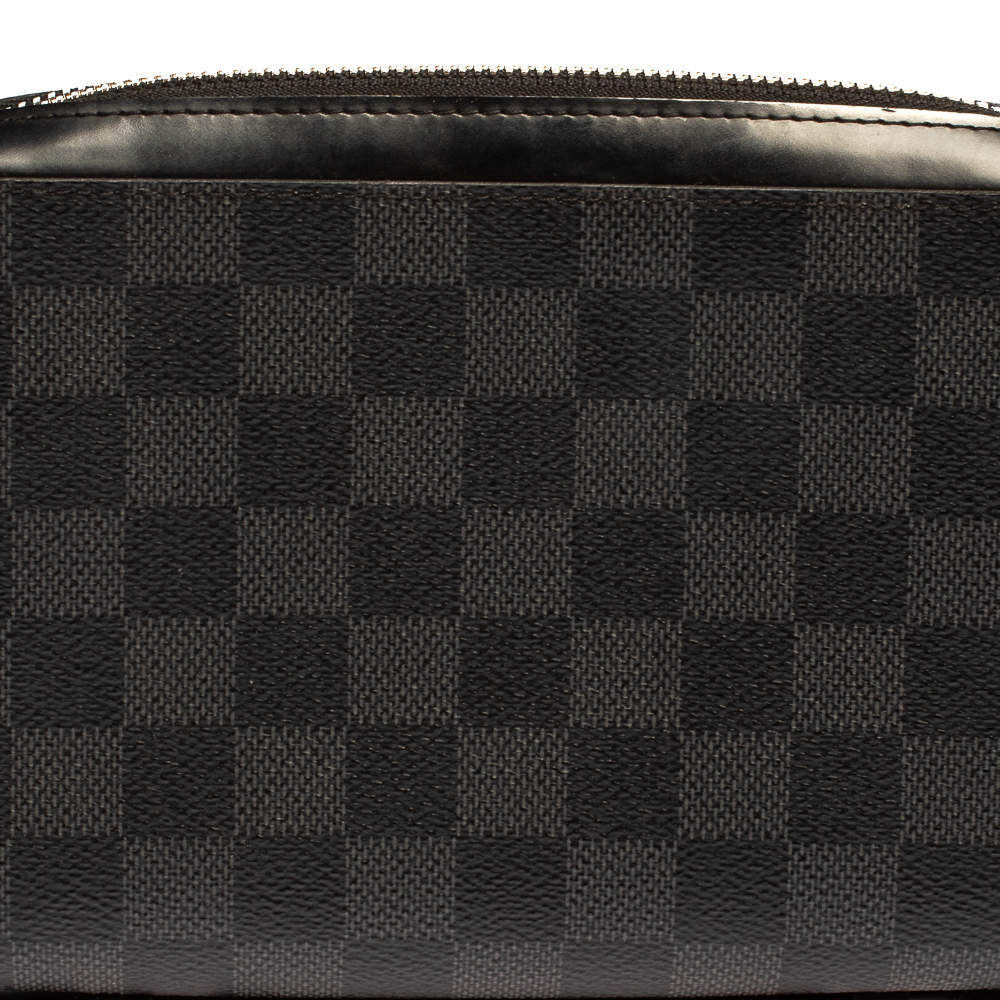 Louis Vuitton, Bags, Louis Vuittonauth Damier Graphite Zippy Xl N453 Mens  Long Wallet