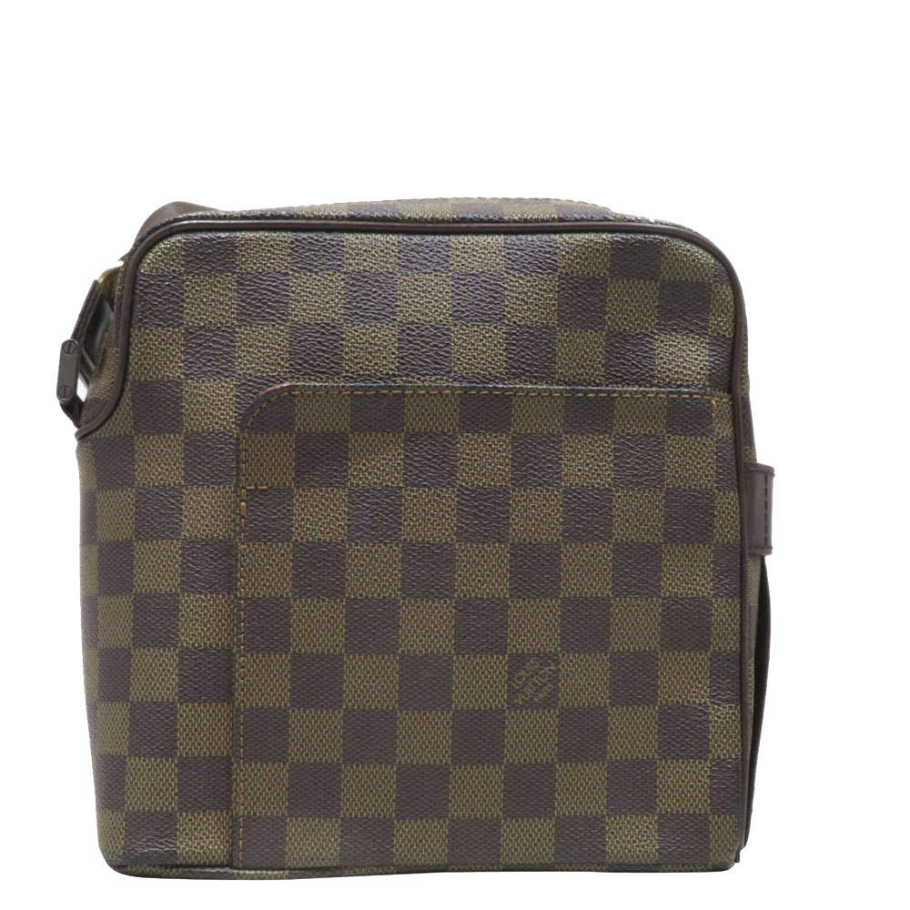 Louis Vuitton DAMIER GRAPHITE Other Plaid Patterns Canvas Leather