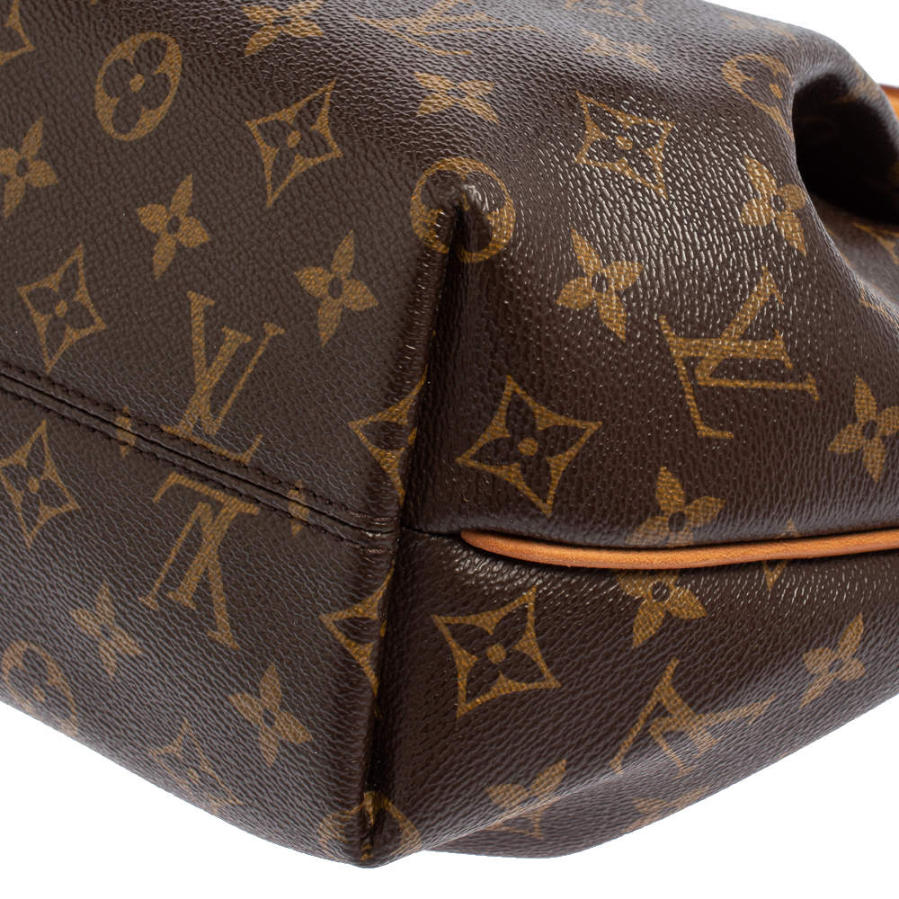Louis Vuitton Turenne Handbag Monogram Canvas PM Brown 1586681