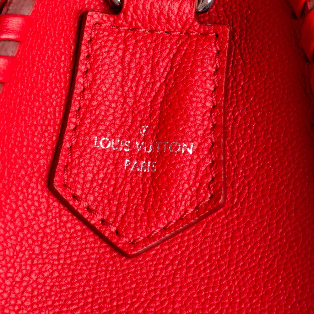 Louis Vuitton Rubis Monogram Cuir Plume Very Zipped Bag Louis Vuitton