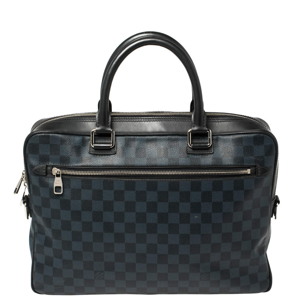 Pre Owned Louis Vuitton Damier Graphite Canvas Steeve Briefcase Bag