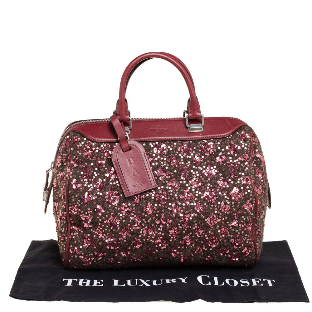 Handbag Speedy Louis Vuitton Wool for woman