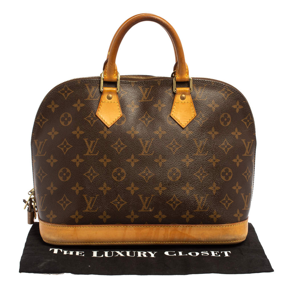 louis vuitton monogram canvas alma pm