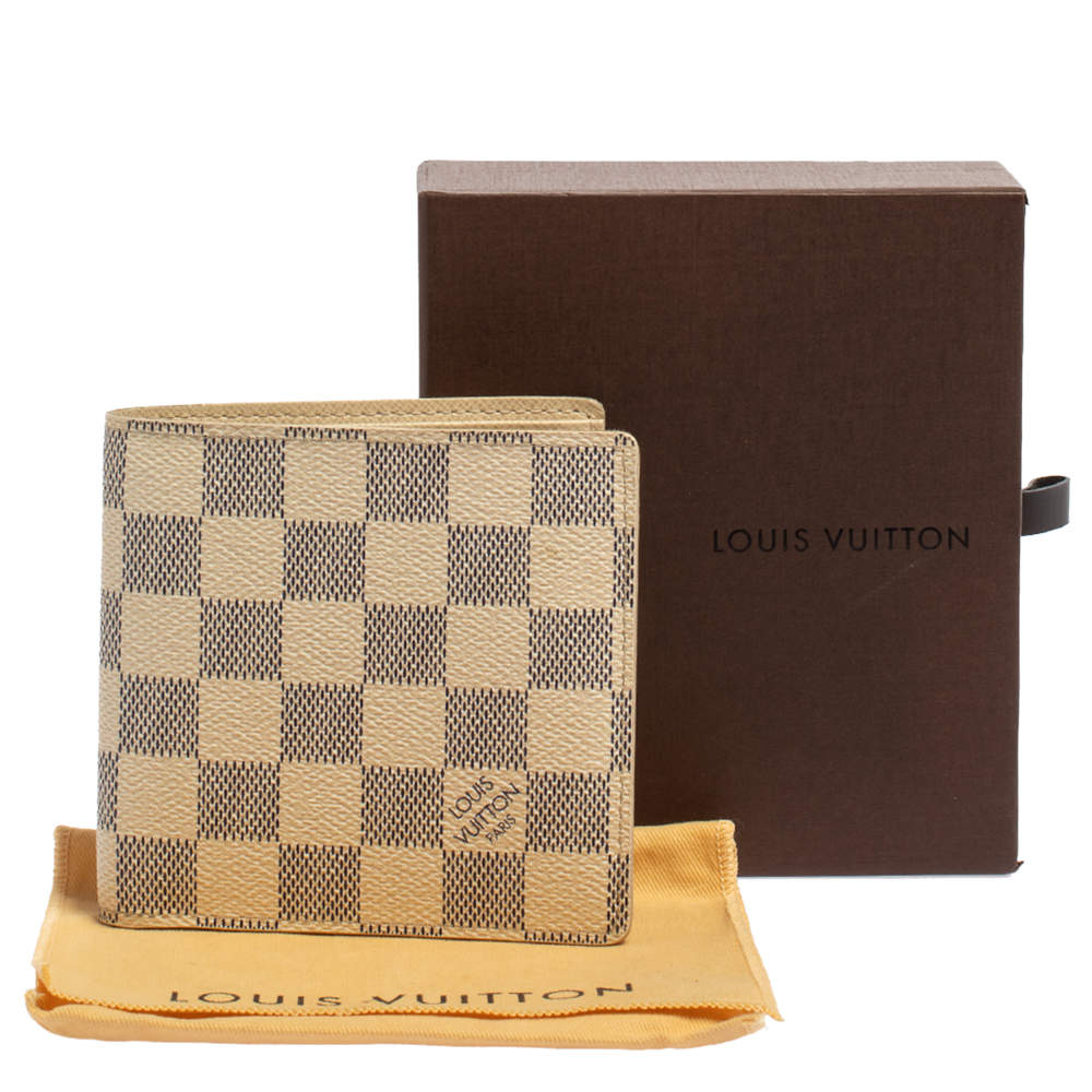 Louis Vuitton Damier Azur Canvas Marco Wallet Louis Vuitton | The Luxury  Closet