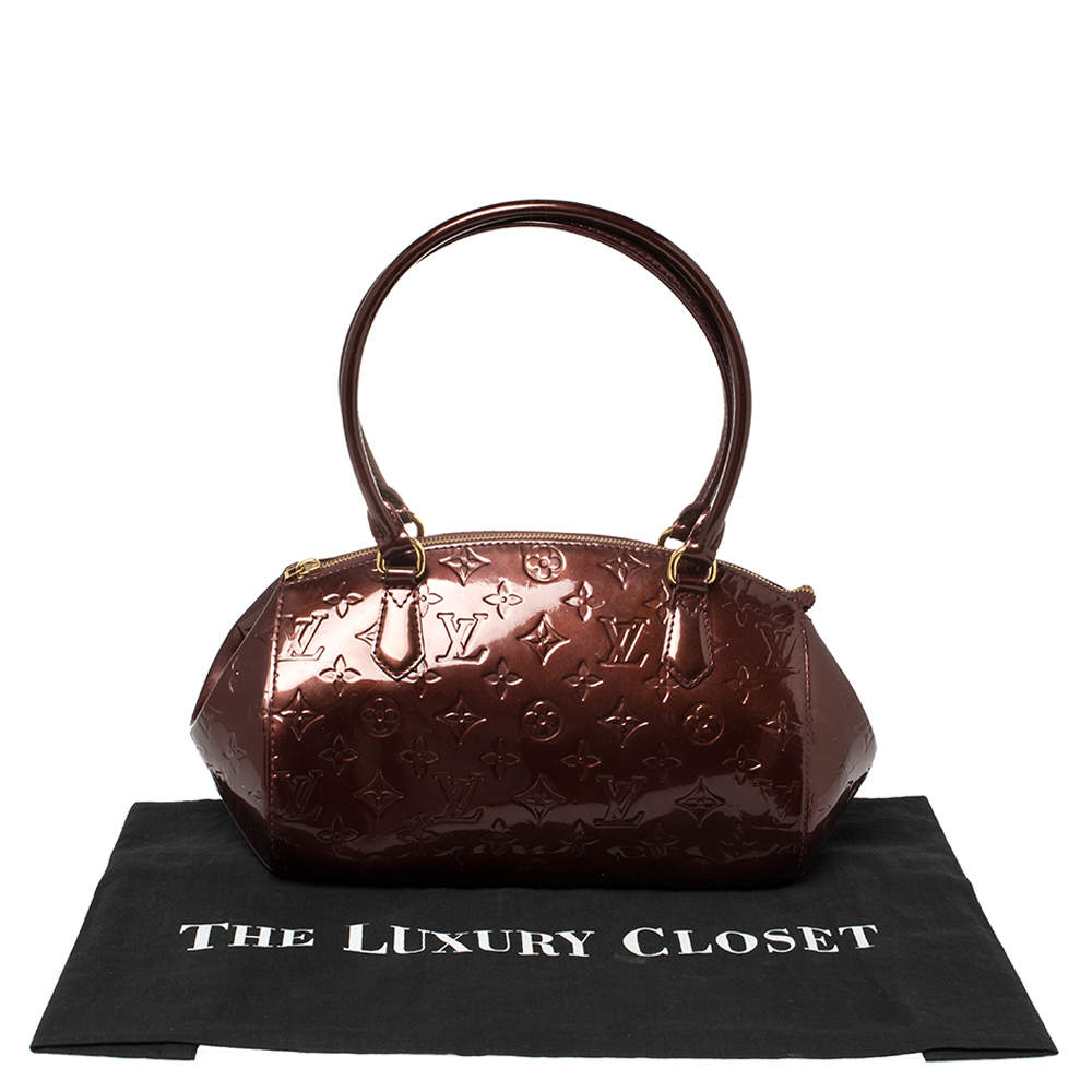 Louis Vuitton Rouge Fauviste Monogram Vernis Sherwood PM Bag – The Closet