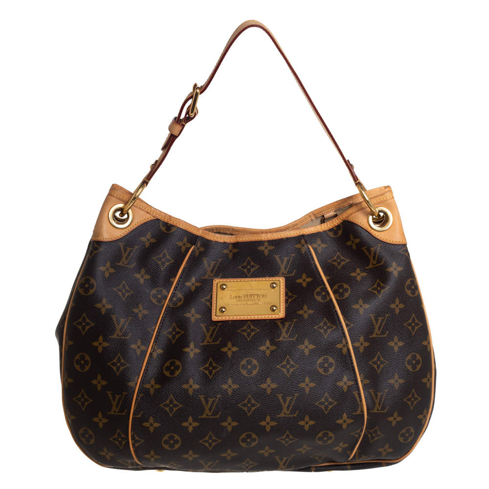 مملوكة مسبقًا Louis Vuitton Brown Monogram Canvas and Leather Galliera PM bag
