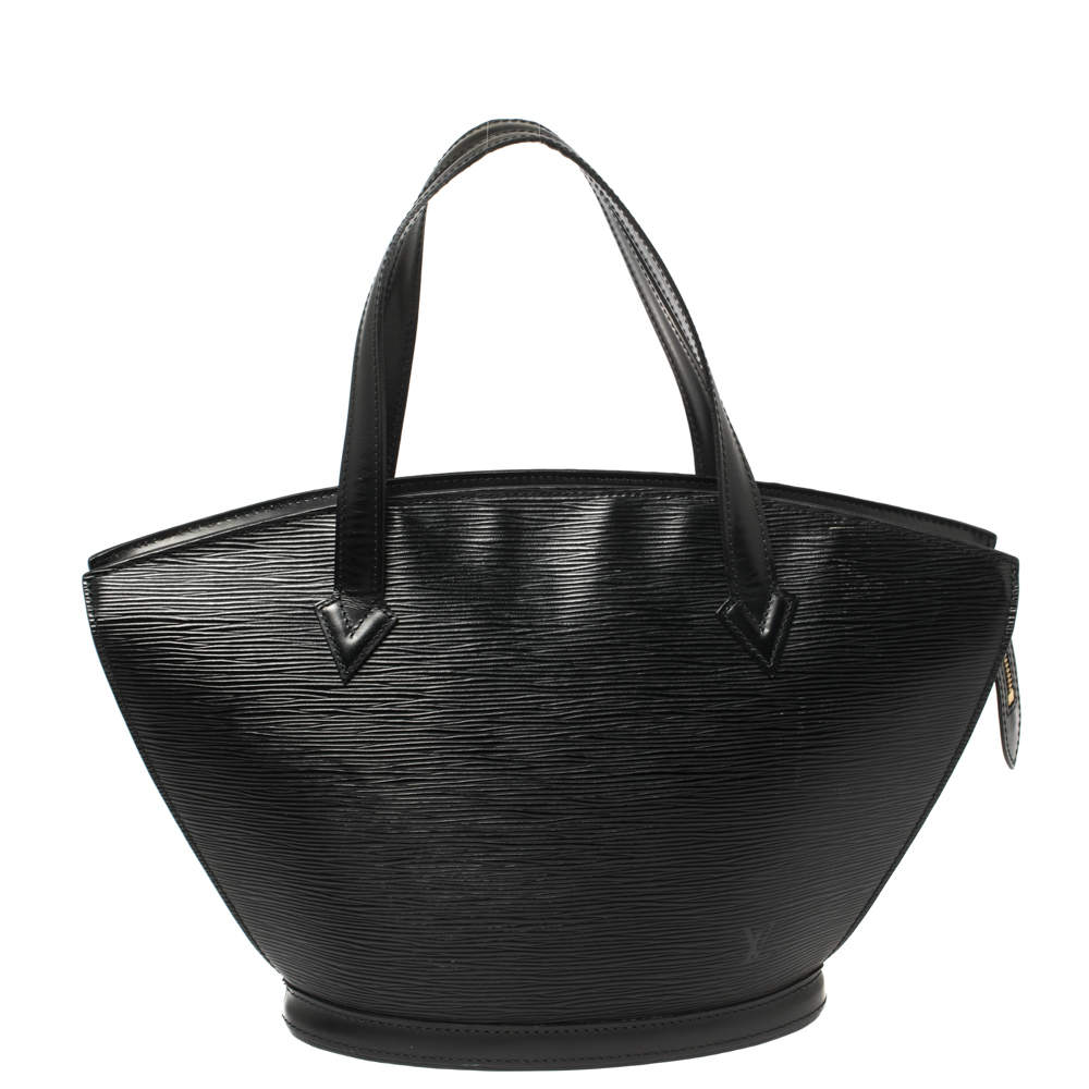 حقيبة لوي فيتون سان جاك جلد أيبي أسود بحمالة قصيرة PM 