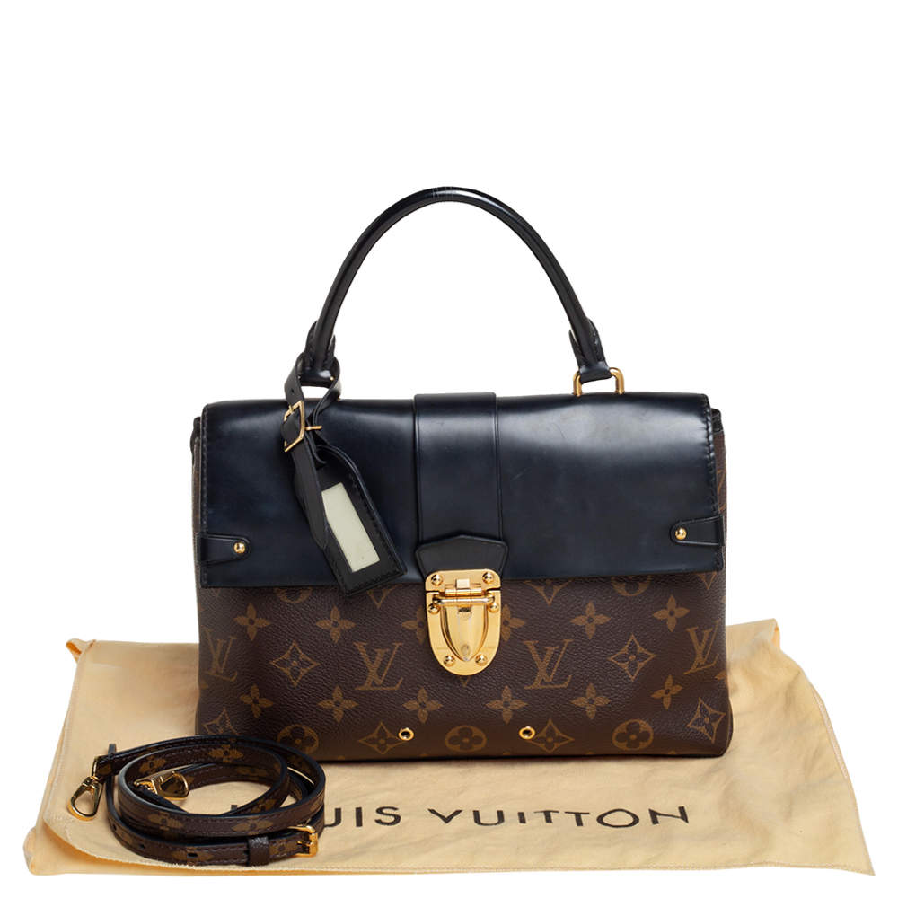 Louis Vuitton Monogram Canvas and Leather One Handle Flap MM Bag