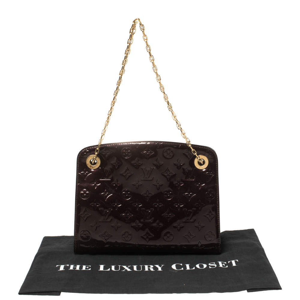 Louis Vuitton Amarante Monogram Vernis Virginia MM Bag Louis Vuitton | The  Luxury Closet