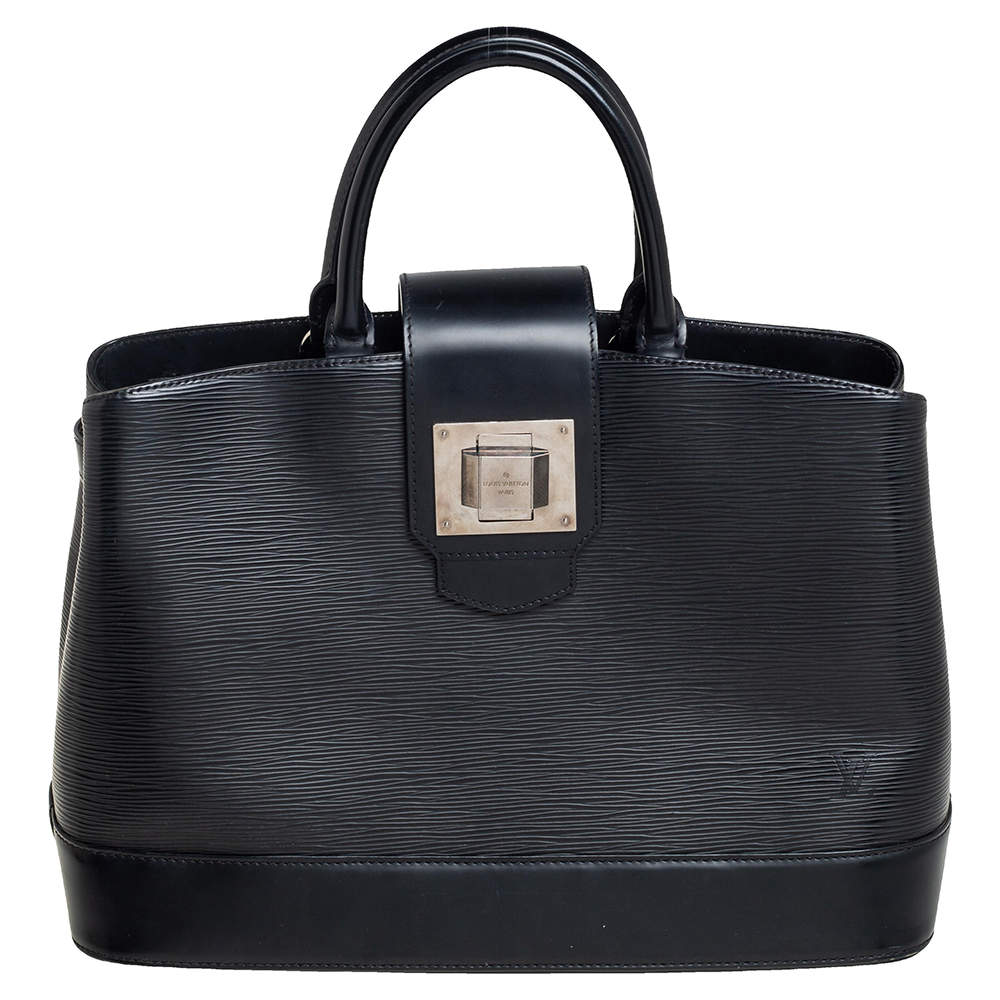 مملوكة مسبقًا حقيبة لوي فيتون ميرابو  جلد إيبي اليكتريك أسود GM