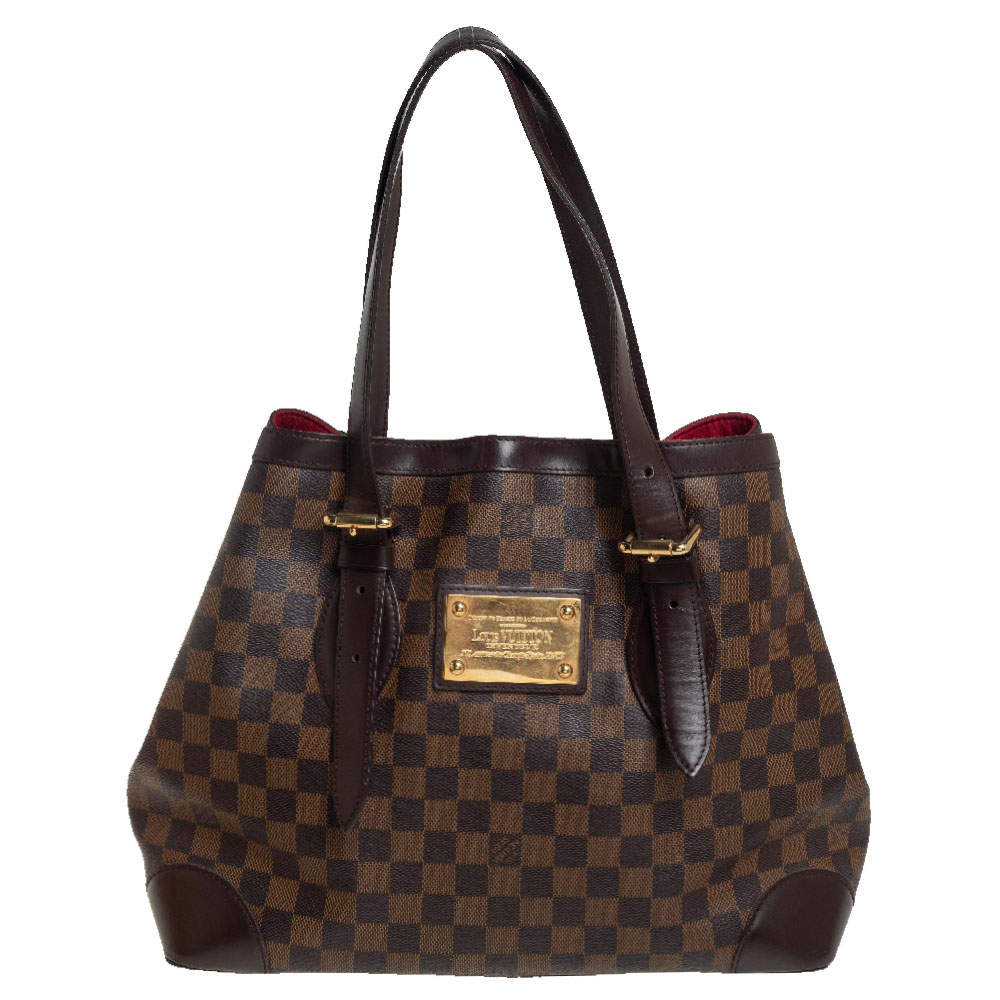 مملوكة مسبقًا Louis Vuitton Damier Ebene Canvas Hampstead MM Bag