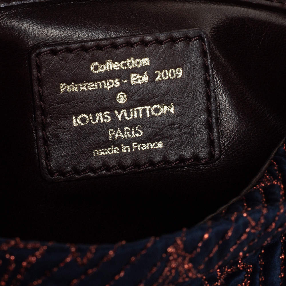 Louis Vuitton Limited Edition Indigo Monogram Metisse African Queen Clutch  Bag - Yoogi's Closet