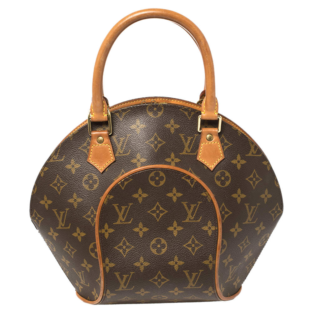 Pre Owned Louis Vuitton Monogram Canvas and Leather Ellipse PM Bag