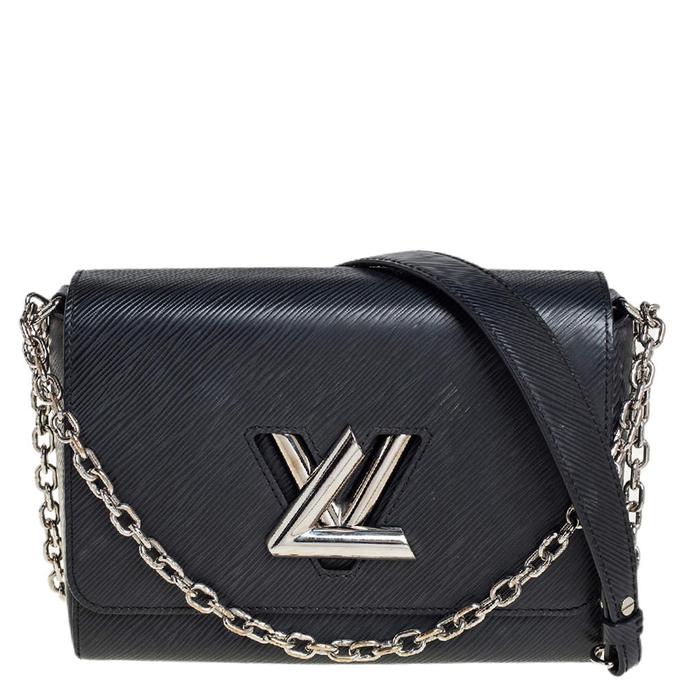 مملوكة مسبقًا Louis Vuitton Black Epi Leather Twist MM Bag