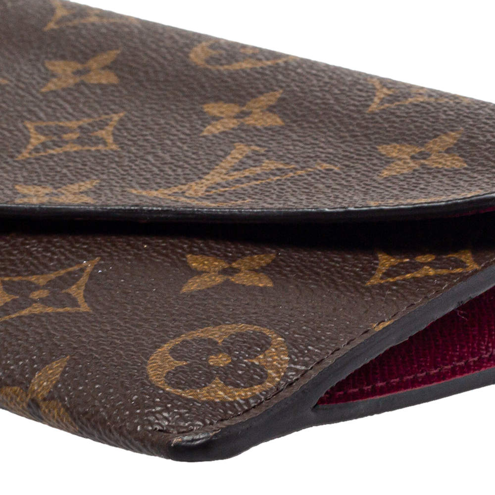 Louis Vuitton Monogram Jeanne Wallet Fuchsia 445530