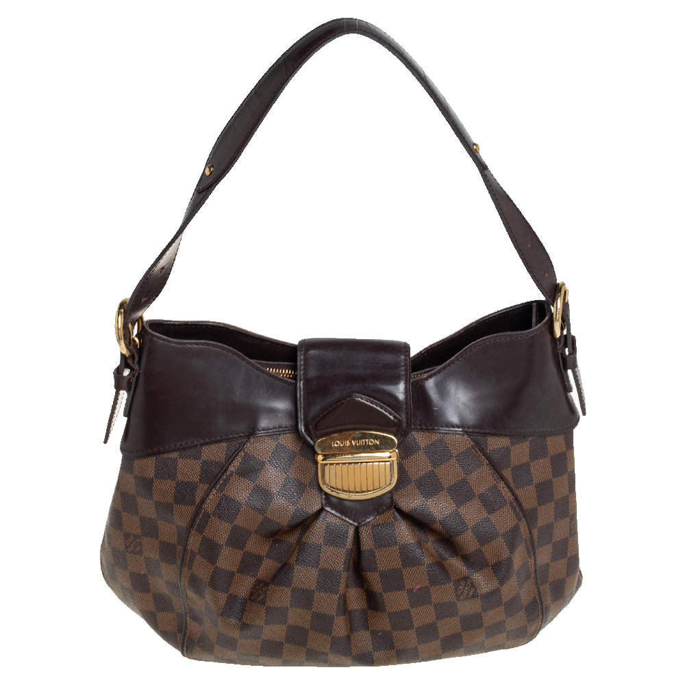 Pre Owned Louis Vuitton Damier Ebene Canvas Sistina MM Bag