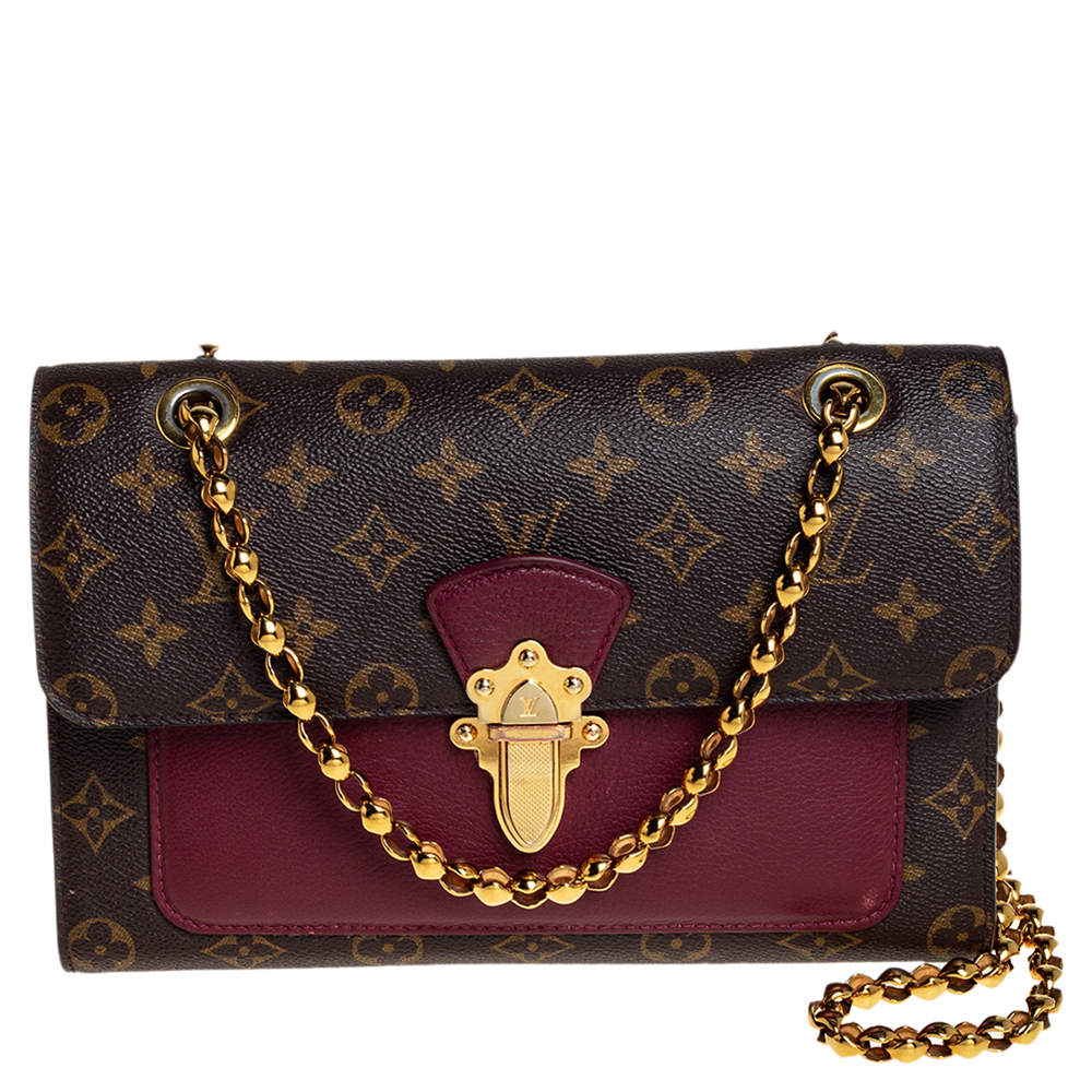 Pre Owned Louis Vuitton Raisin Monogram Canvas Victoire Bag