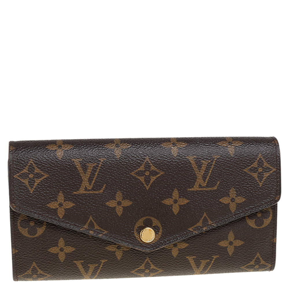 Pre Owned محفظة لوي فيتون سارا من الكانفاس المونوغرام