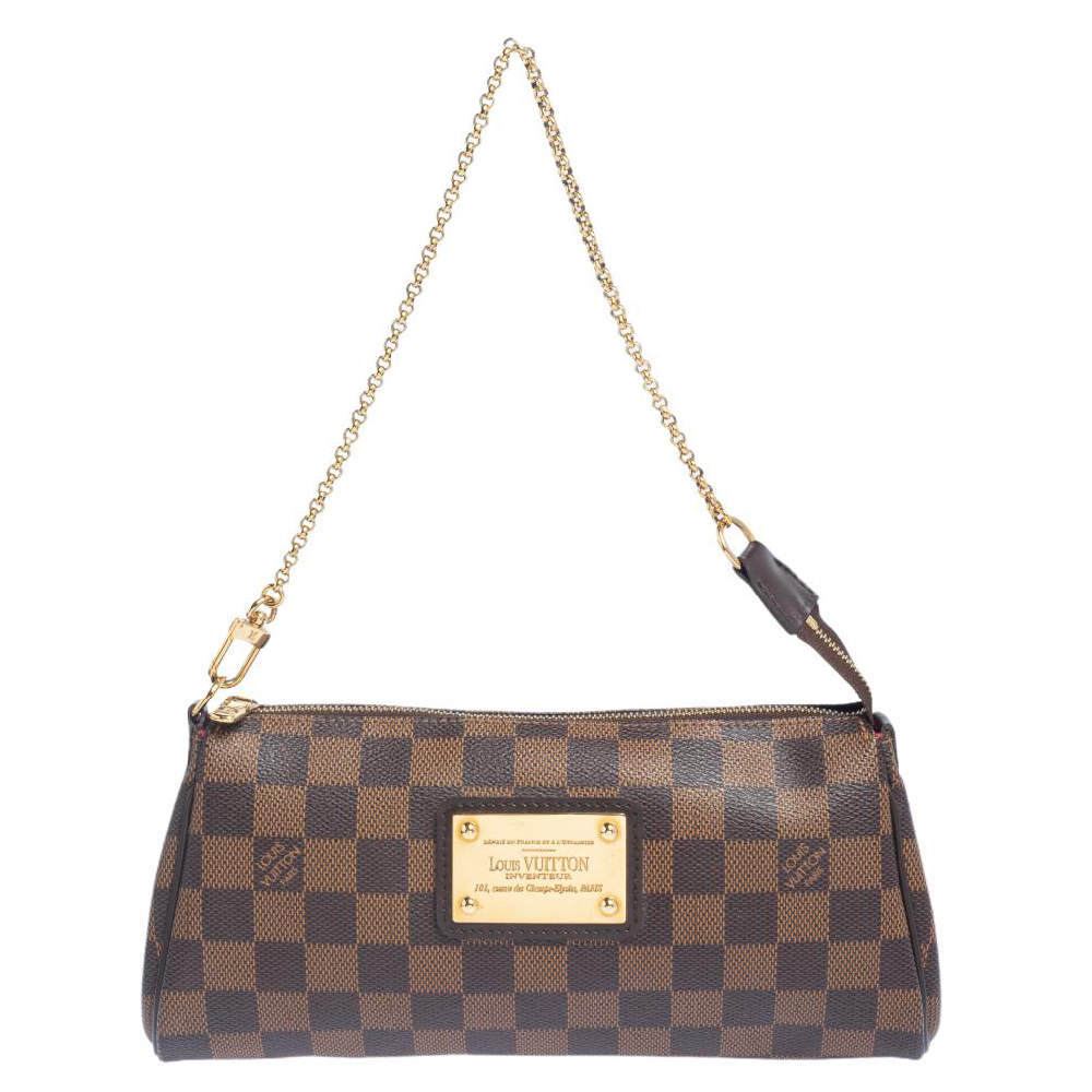 مملوكة مسبقًا Louis Vuitton Damier Ebene Canvas Eva Pochette