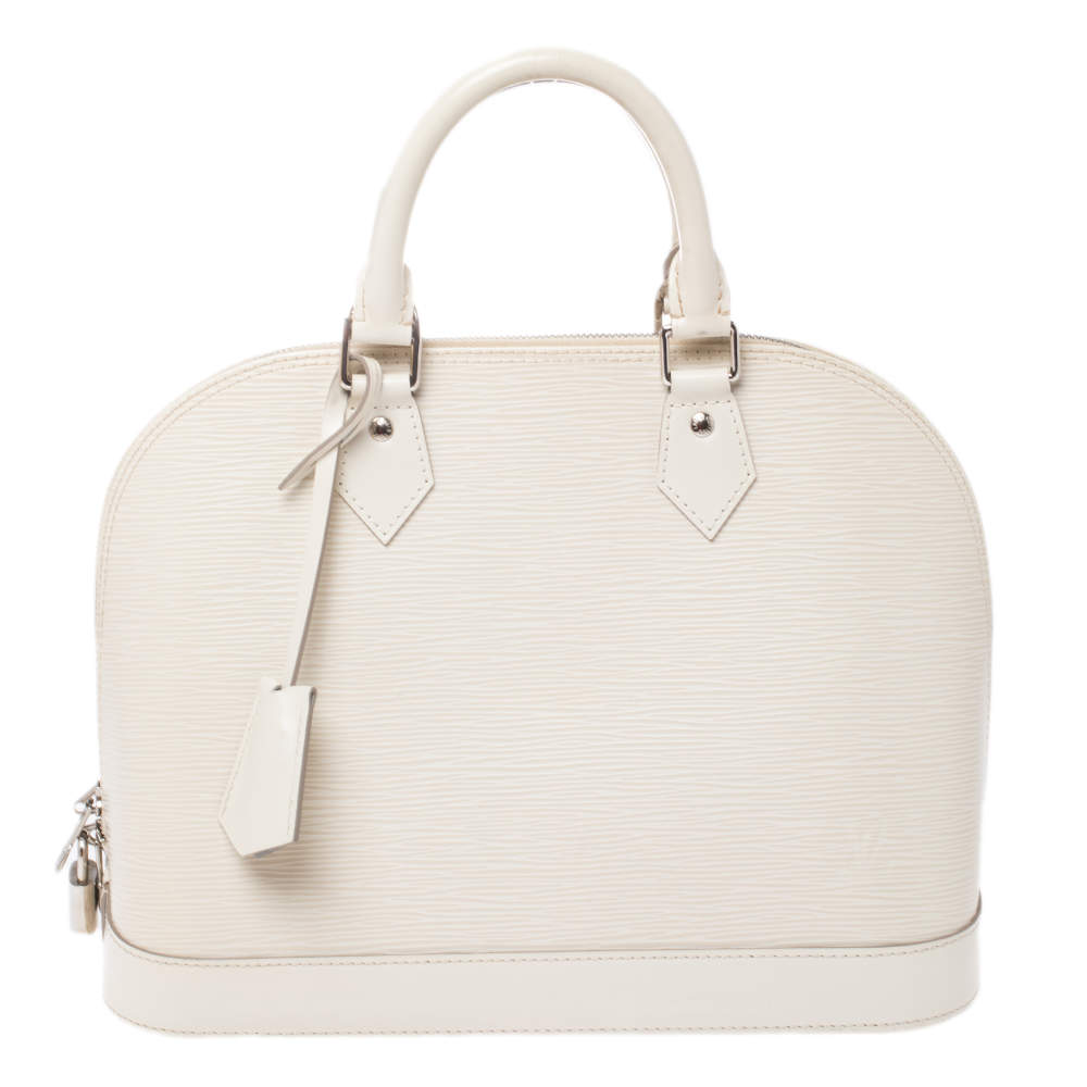 مملوكة مسبقًا Louis Vuitton Ivorie Epi Leather Alma PM Bag