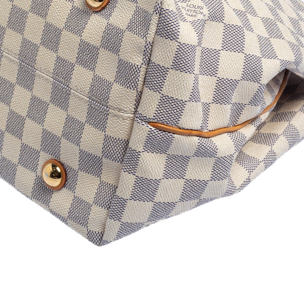 Louis Vuitton Damier Azur Cabas Adventure MM Bag ○ Labellov