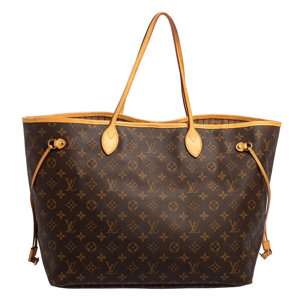 Pre Owned Louis Vuitton Monogram Canvas Neverfull GM Bag