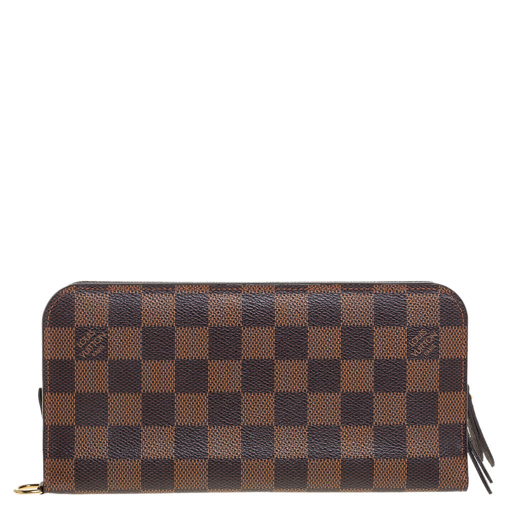 Pre Owned محفظة لوي فيتون انزوليت كانفاس دامييه أيبين