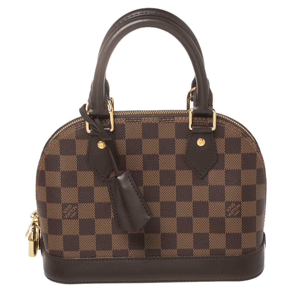 مملوكة مسبقًا Louis Vuitton Damier Ebene Canvas Alma BB Bag
