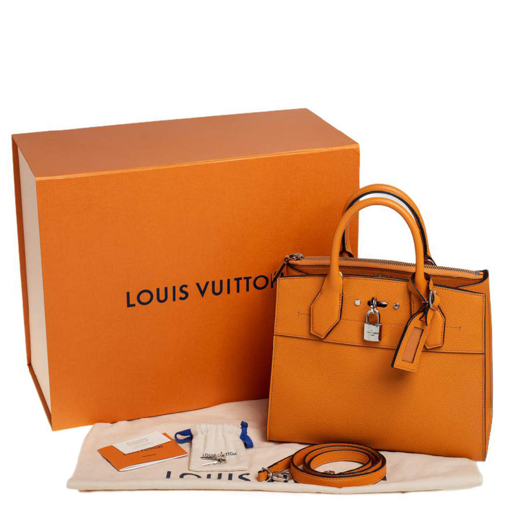 Louis Vuitton M54732 City Steamer PM Imperial Orange Safran