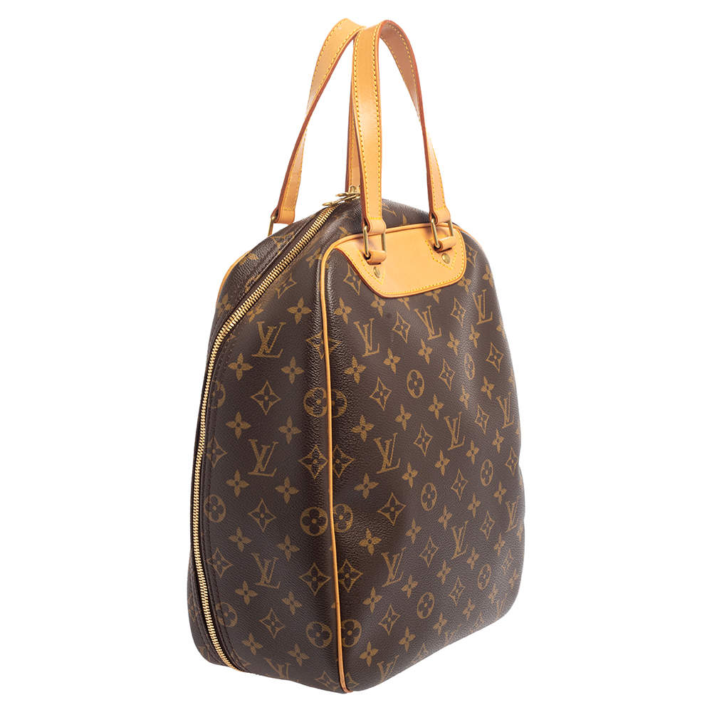 Excursion cloth travel bag Louis Vuitton Brown in Cloth - 25906314