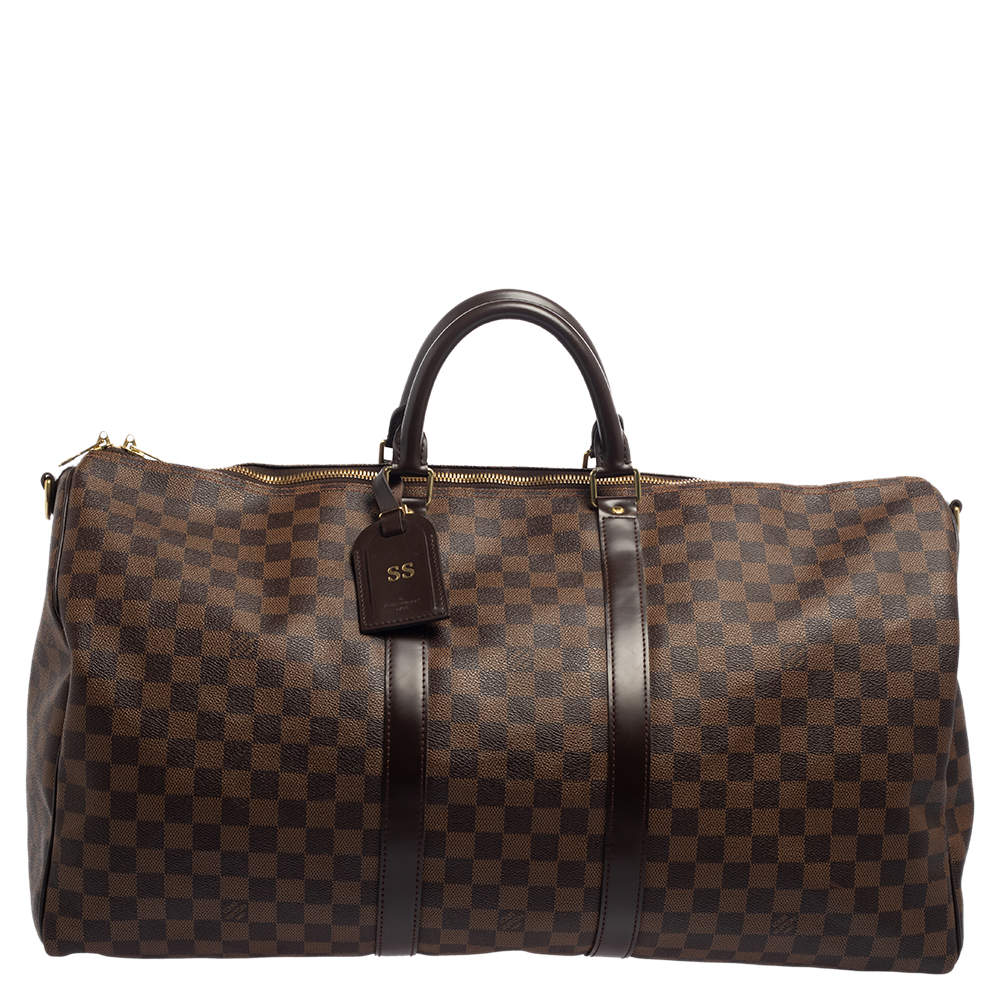 مملوكة مسبقًا حقيبة لوي فيتون كيبال باندولير 55 كانفاس دامييه إيبين